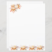 Papier à lettre (Devant / Derrière)