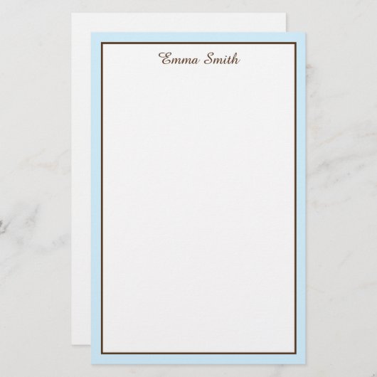 Papier à lettre (Devant / Derrière)