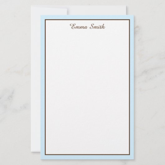 Papier à lettre (Devant)