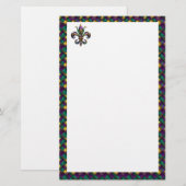 Papier à Lettre Fleur de Lys (Devant / Derrière)