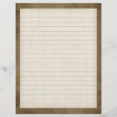 Papier à lettres avec bordure Brown (Devant)