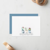 Papier à lettres Carte de visite personnalisé Cact (Devant/Arrière en situation)