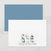 Papier à lettres Carte de visite personnalisé Cact (Devant / Derrière)