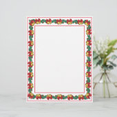 Papier à lettres Couronnes de Noël et Guirlandes (Debout devant)
