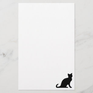 Papier à lettres de la papeterie   de chat avec l