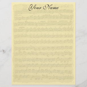 Papier à lettres de la Partita de Bach