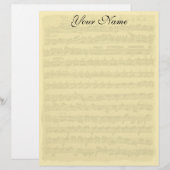 Papier à lettres de la Partita de Bach (Devant / Derrière)