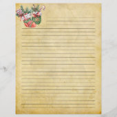 Papier à lettres de Noël ancien (Dos)