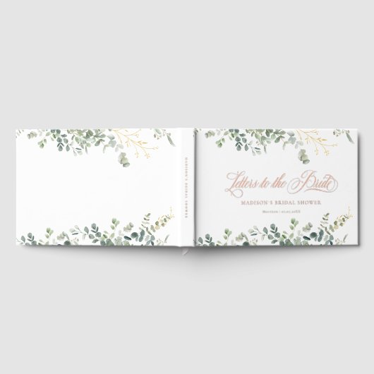 Papier à lettres Eucalyptus Mariage (Complet)