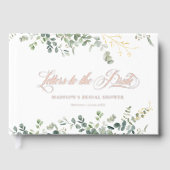 Papier à lettres Eucalyptus  Mariage (Recto)