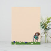 Papier à lettres Foxhound (Debout devant)
