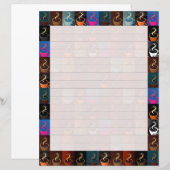 Papier à lettres gobelets à café (Devant / Derrière)