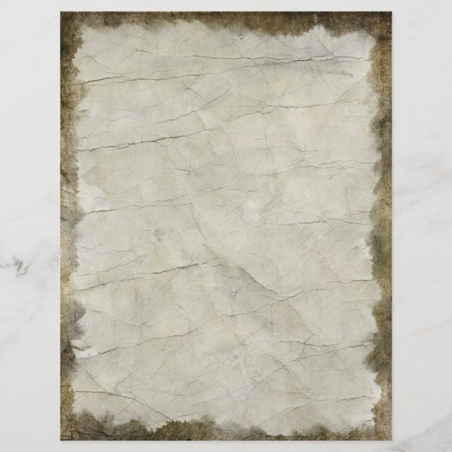 Papier à lettres Grunge foncé vintage (Devant)