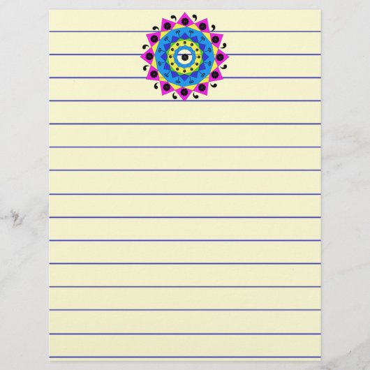 Papier à lettres Mandala (Devant)