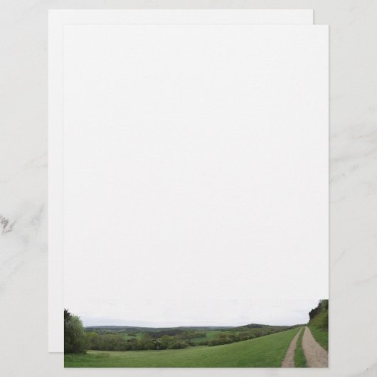 Papier à lettres panoramique (Devant / Derrière)