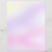Papier à lettres pastel violet et rose (Dos)