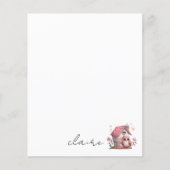 Papier à lettres personnalisé avec nom (Devant)