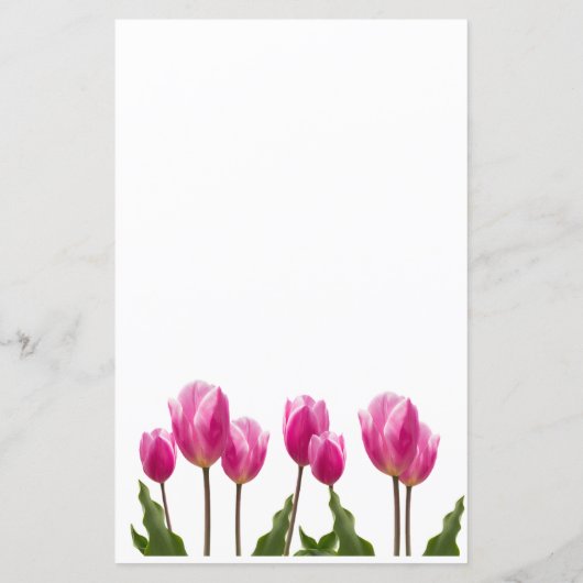 Papier à lettres personnalisé Tulips (Dos)