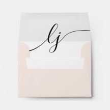 Papier à lettres personnalisées à script simple ro