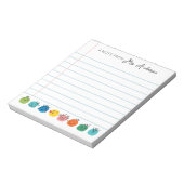 Papier à lettres personnalisées Bloc-notes Emoji C (Tourné)