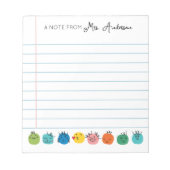 Papier à lettres personnalisées Bloc-notes Emoji C (Devant)