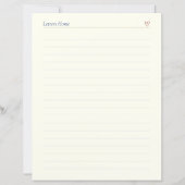 Papier à lettres pour correspondance de Bootcamp L (Devant)