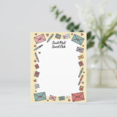 Papier à Lettres pour Correspondant de la Poste au (Debout devant)