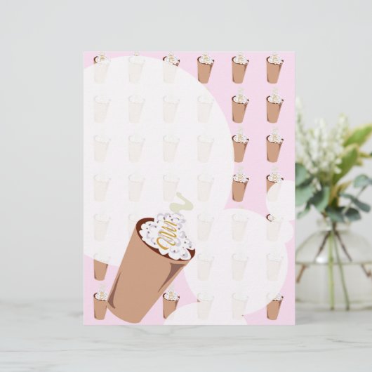 Papier à lettres pour l'amour du café (Debout devant)