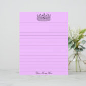Papier à lettres pourpre (Debout devant)