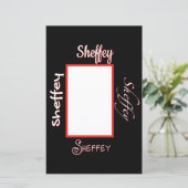 Papier à lettres Sheffey Fonts (Debout devant)