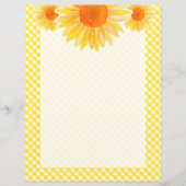 Papier à lettres tournesol (Devant)