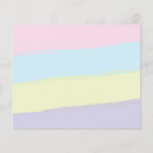 Papier à lettres Unicorn pour fille Merci rempli (Dos)