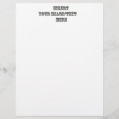 Papier à lettres vide (Devant)