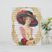 Papier à lettres vintage (Debout devant)