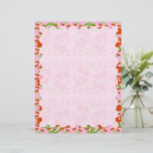 Papier à lettres Wild Cherry (Debout devant)