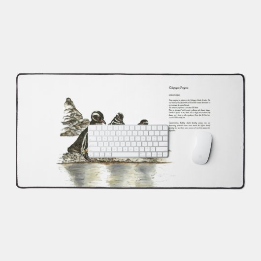 Papier à main peint en voie de disparition Pingoui (Clavier et souris)