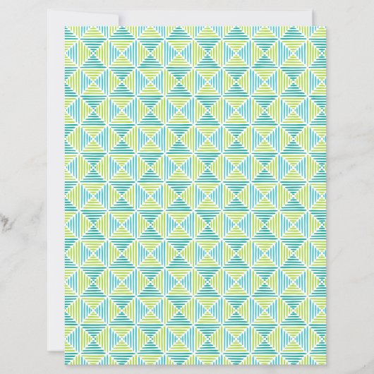 papier à motif géométrique (Devant)