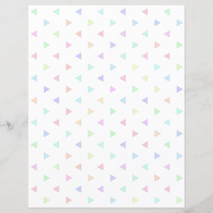 Papier à Motif Pastel Triangles