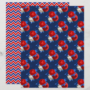 Papier à Motif patriotique