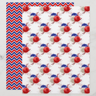Papier à Motif patriotique
