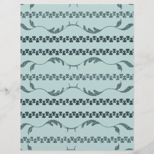 Papier à motif vert de mer