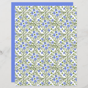 Papier à motifs floraux foncé