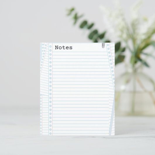 Papier à notes (Debout devant)