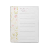 Papier à notes pour l'étude de la Bible Bloc-notes