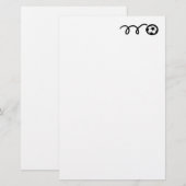 Papier à papeterie à bille de football personnalis (Devant / Derrière)