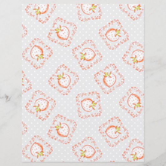 Papier à papeterie gris fraise (Dos)