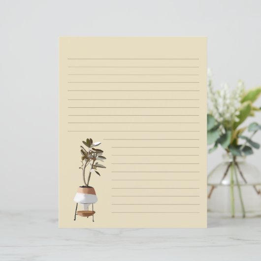 Papier à papeterie pointé de l'arbre Eucalyptus (Debout devant)