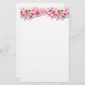 Papier à papeterie rose (Devant / Derrière)