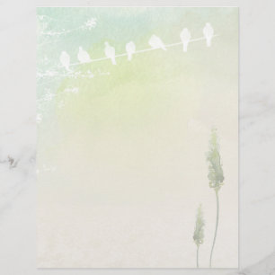 Papier à papier à albums blanc Doses & Pastel Wate