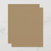 Papier à papier à café personnalisé (Devant / Derrière)